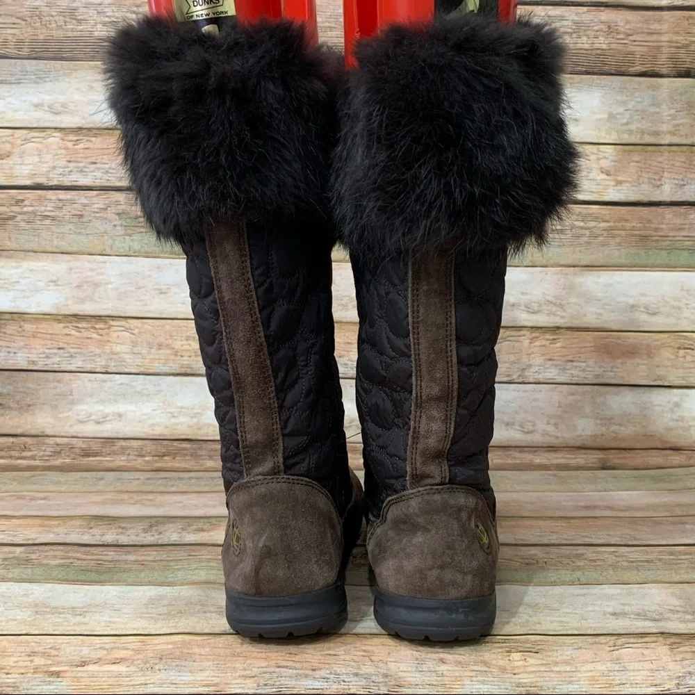 Coach Talen Brown Winter Boots